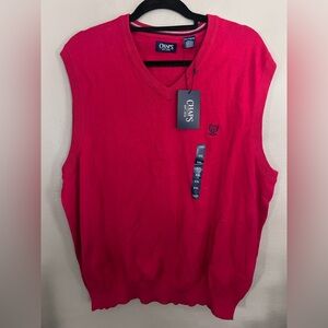 Chaps Bold Red Knit Top